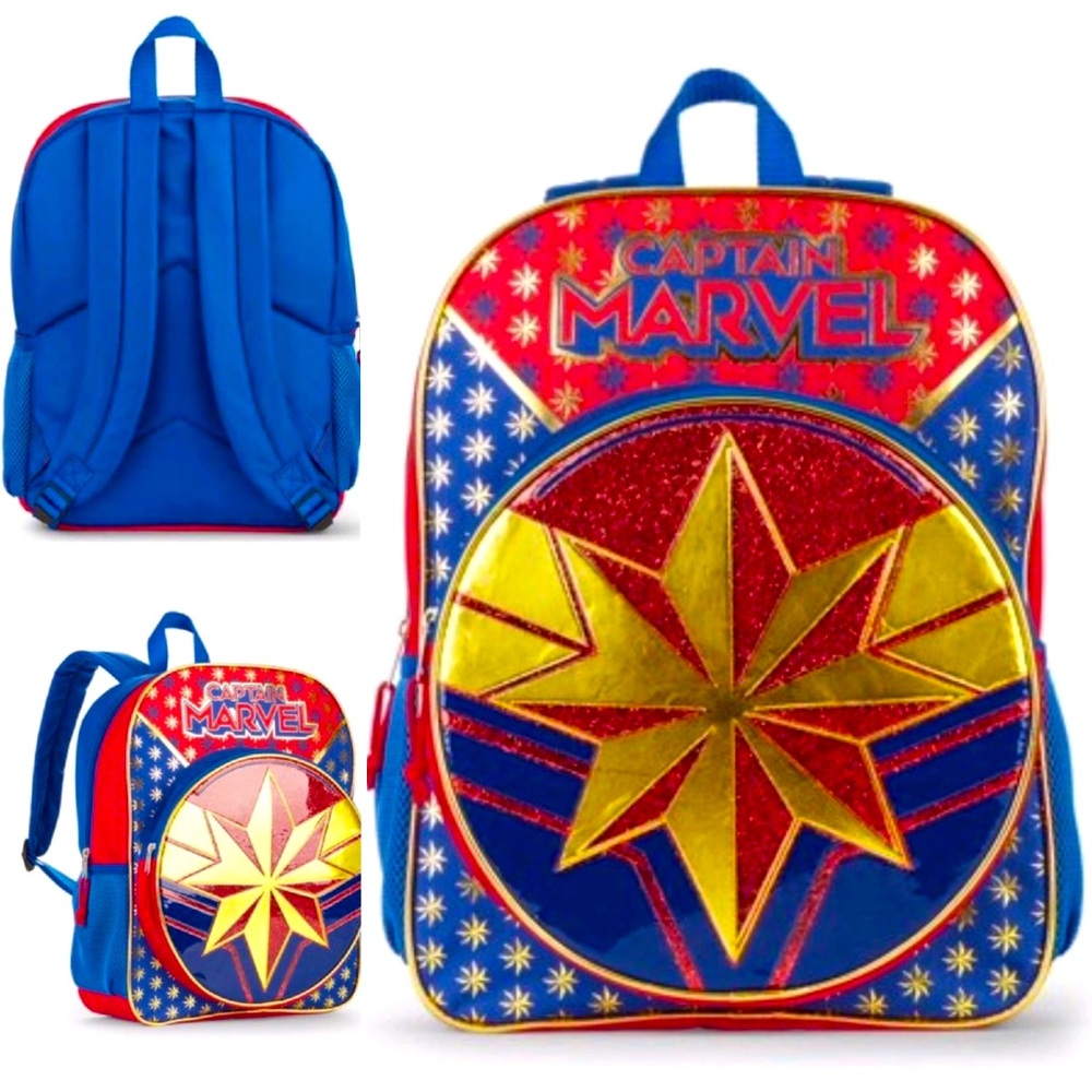 Captain Marvel Large Backpack - Picture 6 of 7